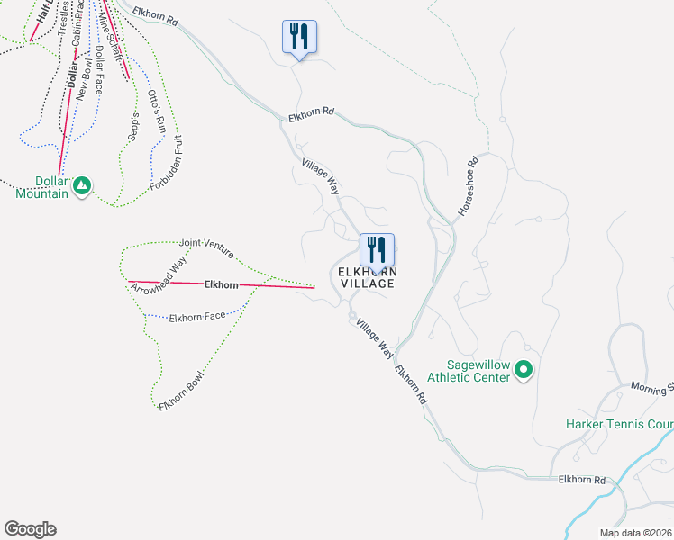 map of restaurants, bars, coffee shops, grocery stores, and more near 2449 Indian Springs Lane in Hailey