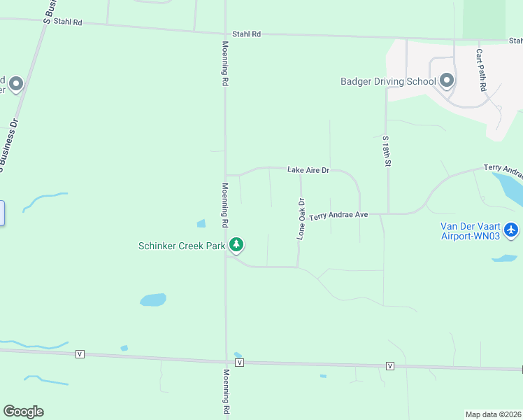 map of restaurants, bars, coffee shops, grocery stores, and more near 6510 Hidden Fields Court in Sheboygan