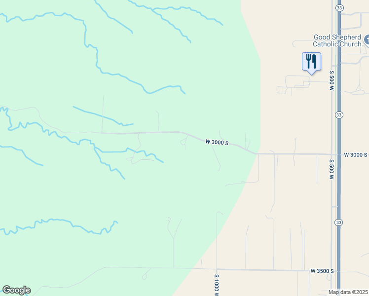 map of restaurants, bars, coffee shops, grocery stores, and more near 1135 West 3000 South in Victor