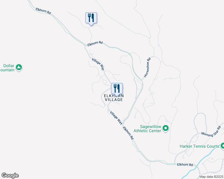 map of restaurants, bars, coffee shops, grocery stores, and more near in Sun Valley