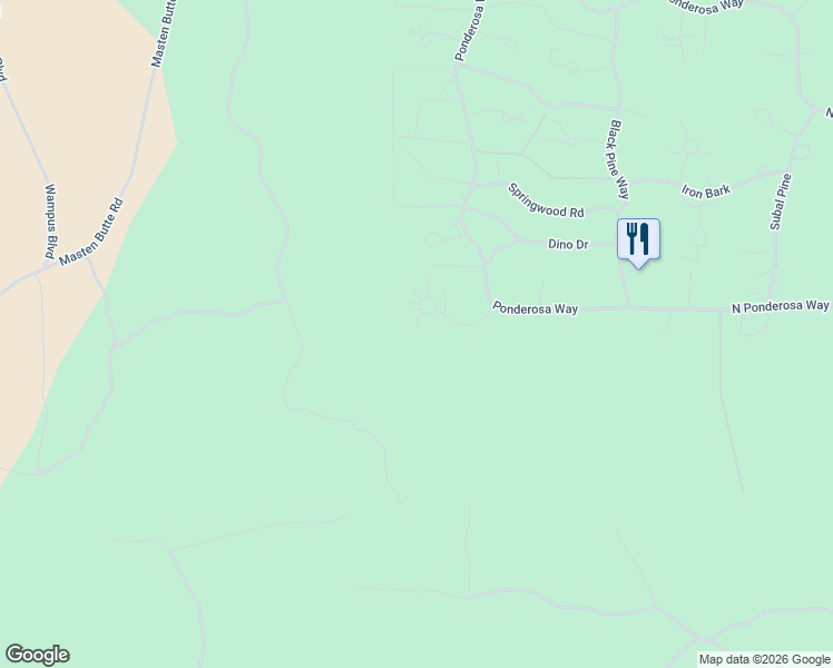 map of restaurants, bars, coffee shops, grocery stores, and more near 14731 Longleaf Pines in La Pine