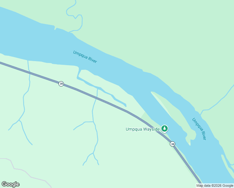 map of restaurants, bars, coffee shops, grocery stores, and more near 43605 Oregon 38 in Reedsport