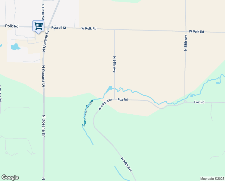 map of restaurants, bars, coffee shops, grocery stores, and more near 1652 North 84th Avenue in Hart
