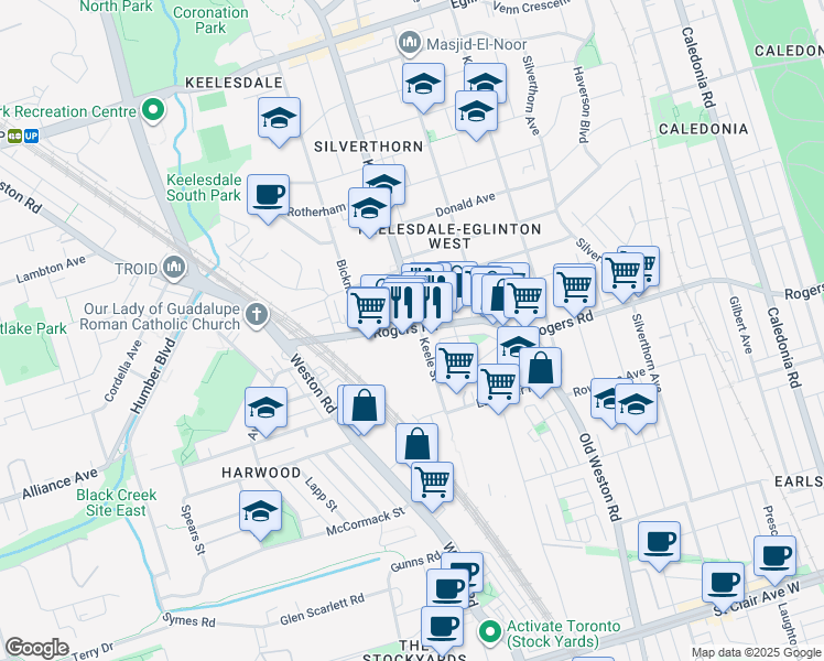 600 Rogers Road, Toronto ON Walk Score