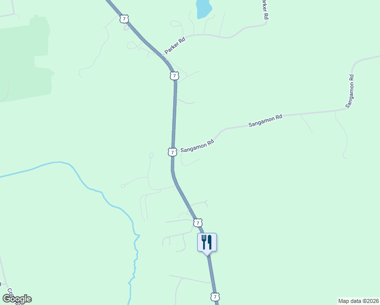 map of restaurants, bars, coffee shops, grocery stores, and more near 34 Sangamon Road in Pittsford