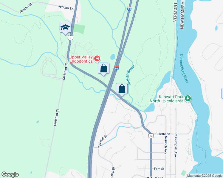 map of restaurants, bars, coffee shops, grocery stores, and more near 2680 Hartford Avenue in Hartford
