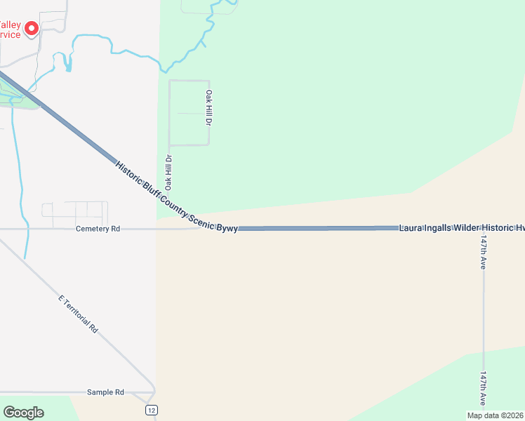 map of restaurants, bars, coffee shops, grocery stores, and more near 101135 East Courtland Street in Spring Valley