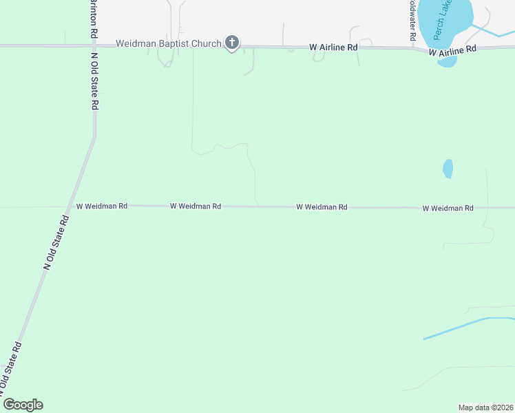 map of restaurants, bars, coffee shops, grocery stores, and more near 7602 West Weidman Road in Weidman