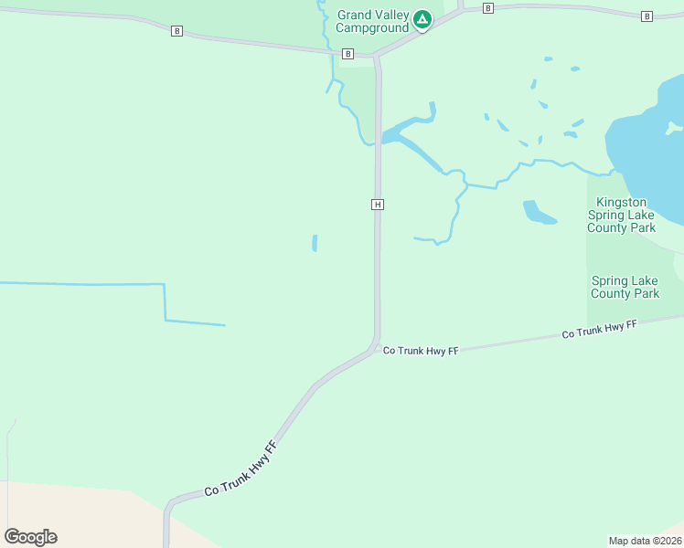 map of restaurants, bars, coffee shops, grocery stores, and more near N1497 County Road H in Dalton