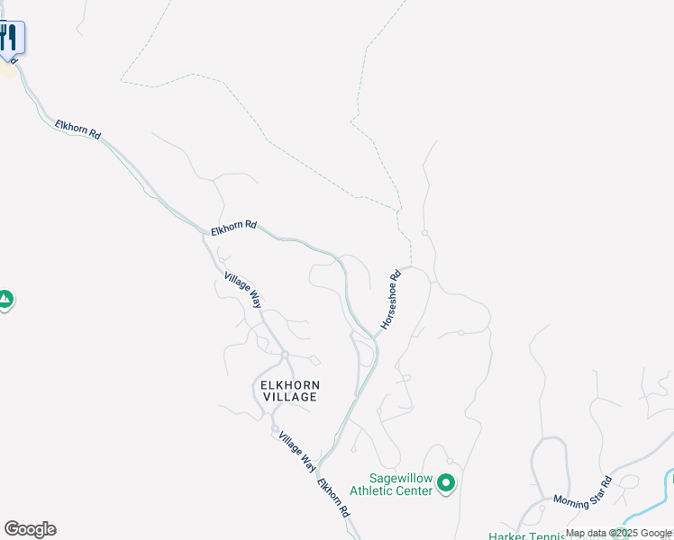 map of restaurants, bars, coffee shops, grocery stores, and more near Elkhorn Rd in Hailey