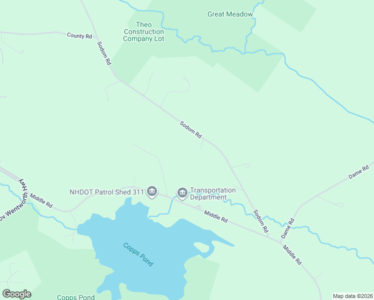 map of restaurants, bars, coffee shops, grocery stores, and more near 40 Sodom Road in Tuftonboro