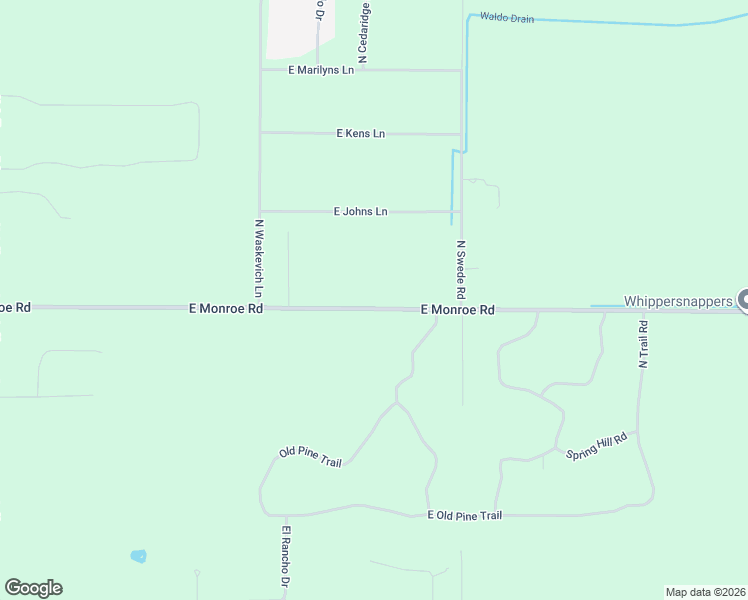 map of restaurants, bars, coffee shops, grocery stores, and more near 3901 East Monroe Road in Midland