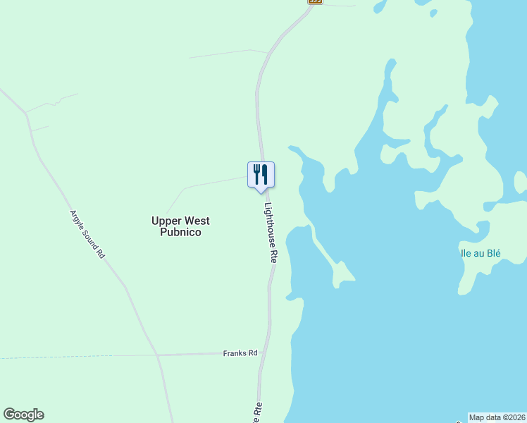 map of restaurants, bars, coffee shops, grocery stores, and more near in Pubnico