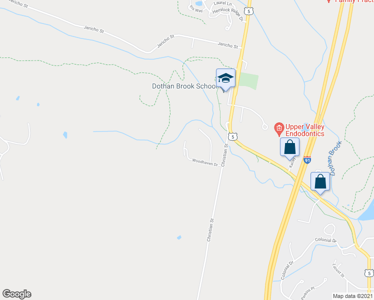 map of restaurants, bars, coffee shops, grocery stores, and more near 12 Woodhaven Drive in Hartford