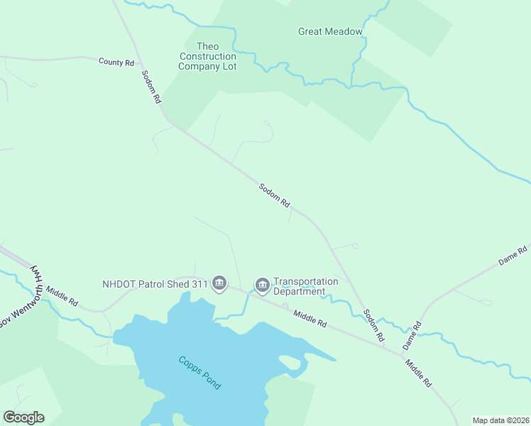 map of restaurants, bars, coffee shops, grocery stores, and more near 40 Sodom Road in Tuftonboro