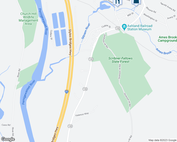 map of restaurants, bars, coffee shops, grocery stores, and more near 17 Birdrunner Road in New Hampton