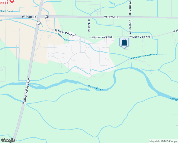 map of restaurants, bars, coffee shops, grocery stores, and more near 761 South Short Lane in Eagle