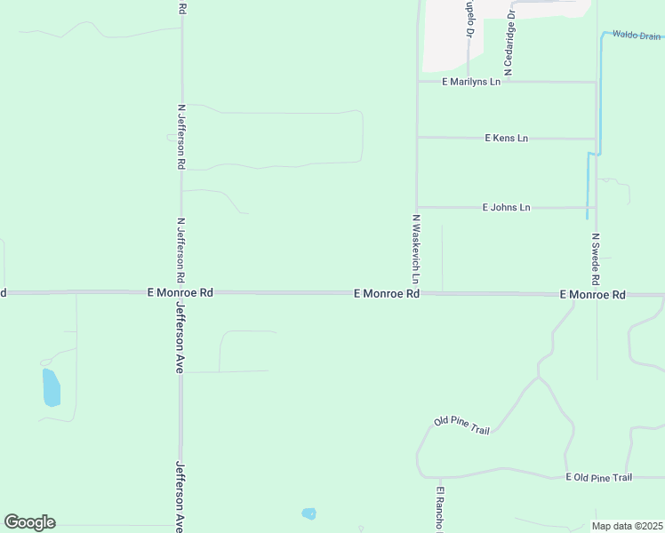 map of restaurants, bars, coffee shops, grocery stores, and more near 3693 East Monroe Road in Midland