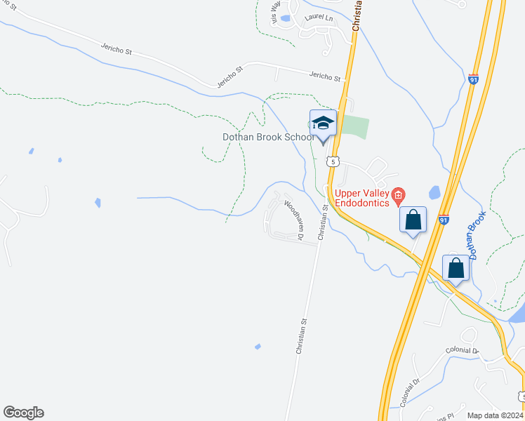 map of restaurants, bars, coffee shops, grocery stores, and more near 247 Woodhaven Drive in Hartford