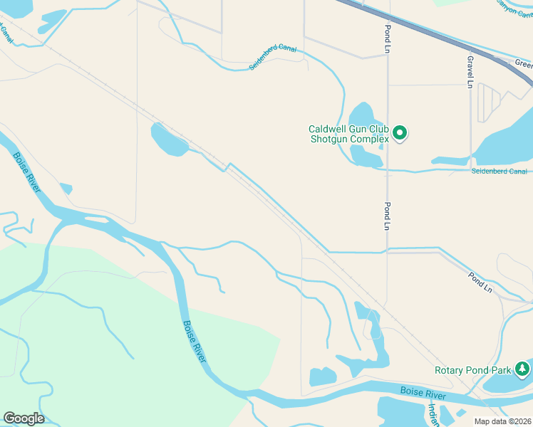 map of restaurants, bars, coffee shops, grocery stores, and more near 21600 Look Lane in Caldwell