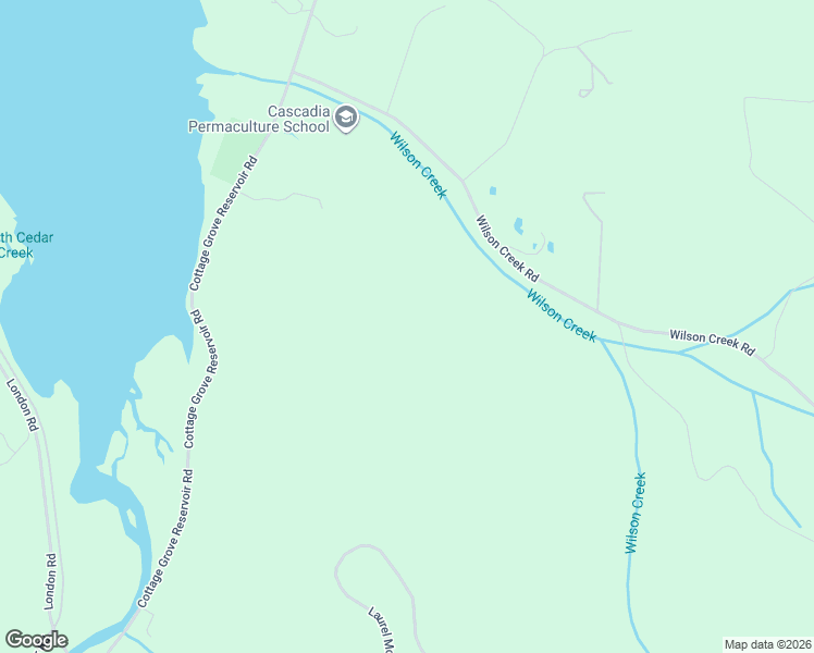 map of restaurants, bars, coffee shops, grocery stores, and more near 74769 Cottage Grove Reservoir Road in Cottage Grove