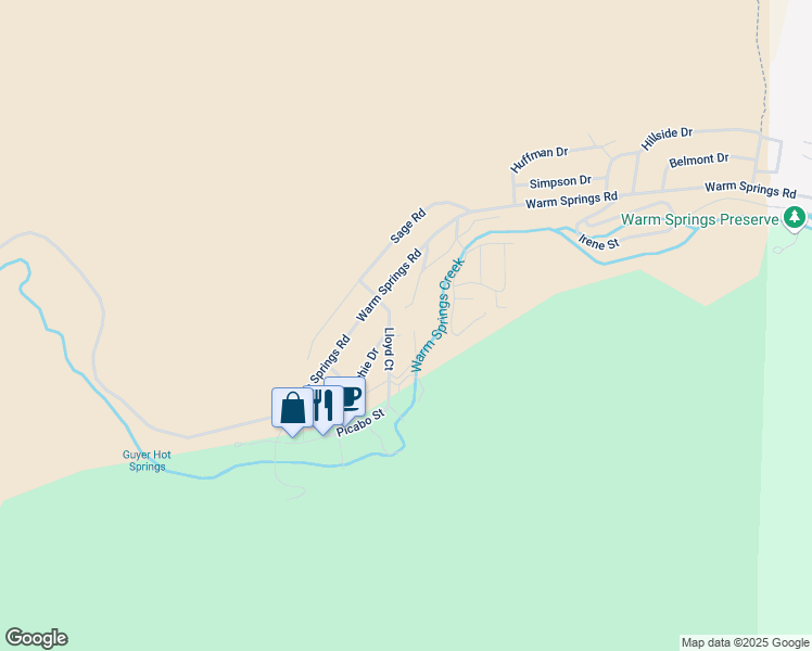 map of restaurants, bars, coffee shops, grocery stores, and more near 211 Skiway Drive in Ketchum