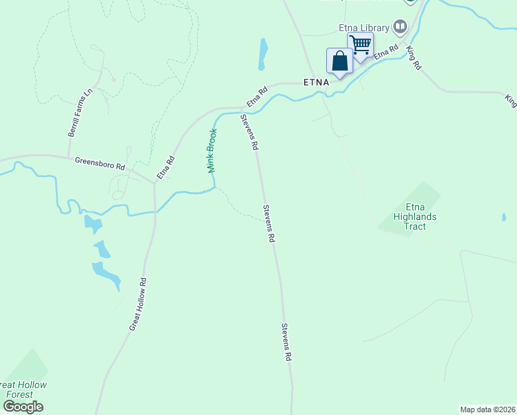 map of restaurants, bars, coffee shops, grocery stores, and more near 18 Stevens Road in Hanover