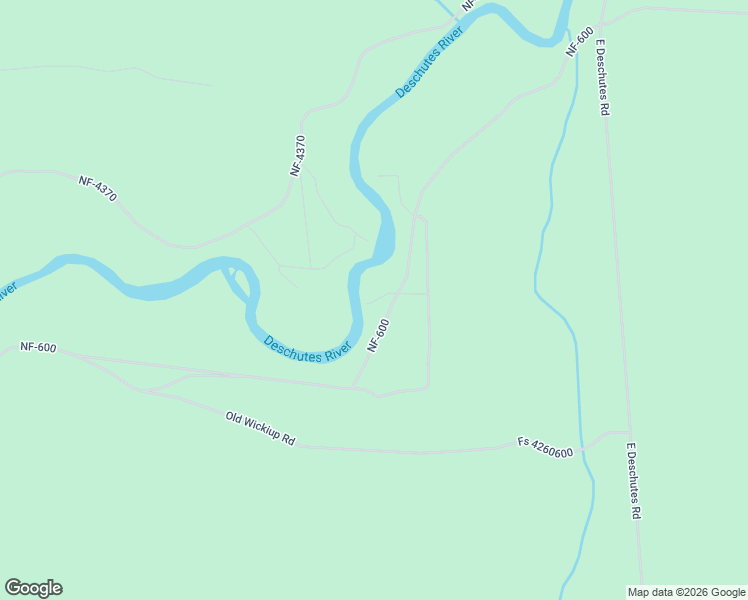 map of restaurants, bars, coffee shops, grocery stores, and more near 51966 National Forest Development Road 600 in La Pine