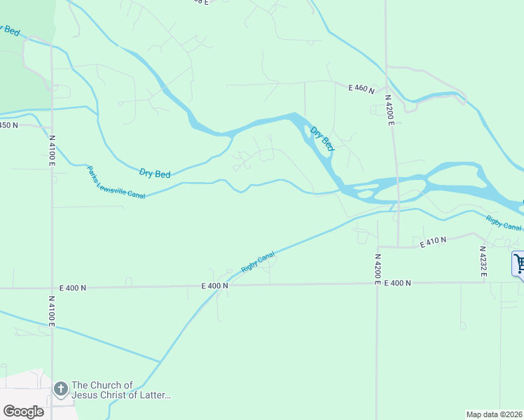 map of restaurants, bars, coffee shops, grocery stores, and more near in Rigby