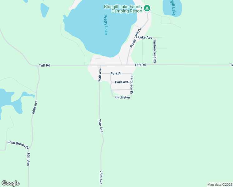 map of restaurants, bars, coffee shops, grocery stores, and more near 7363 Park Avenue in Mecosta