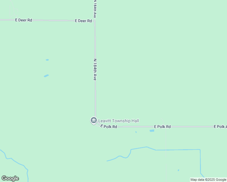 map of restaurants, bars, coffee shops, grocery stores, and more near 2620 North 184th Avenue in Walkerville