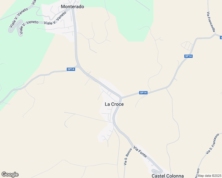 map of restaurants, bars, coffee shops, grocery stores, and more near 41 Via Croce in La Croce
