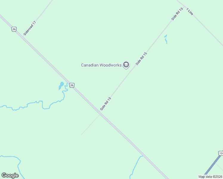 map of restaurants, bars, coffee shops, grocery stores, and more near 8720 Side Road 15 in Erin