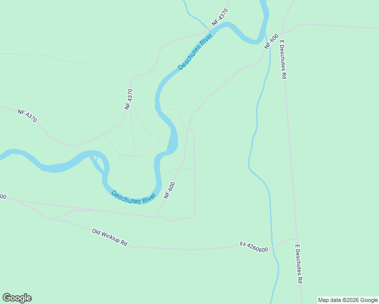 map of restaurants, bars, coffee shops, grocery stores, and more near 52015 National Forest Development Road 600 in La Pine