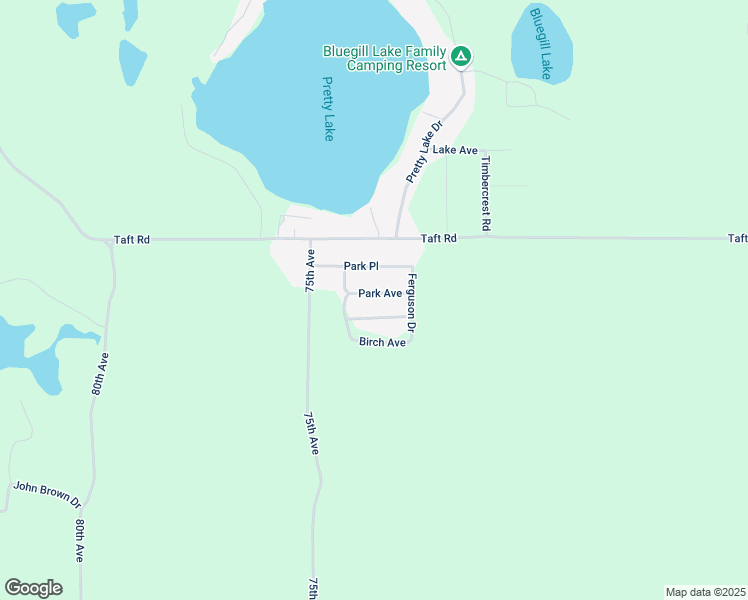 map of restaurants, bars, coffee shops, grocery stores, and more near 7363 Park Avenue in Mecosta