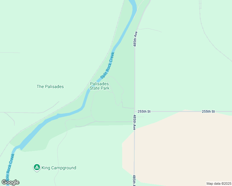 map of restaurants, bars, coffee shops, grocery stores, and more near 25495 485th Avenue in Garretson