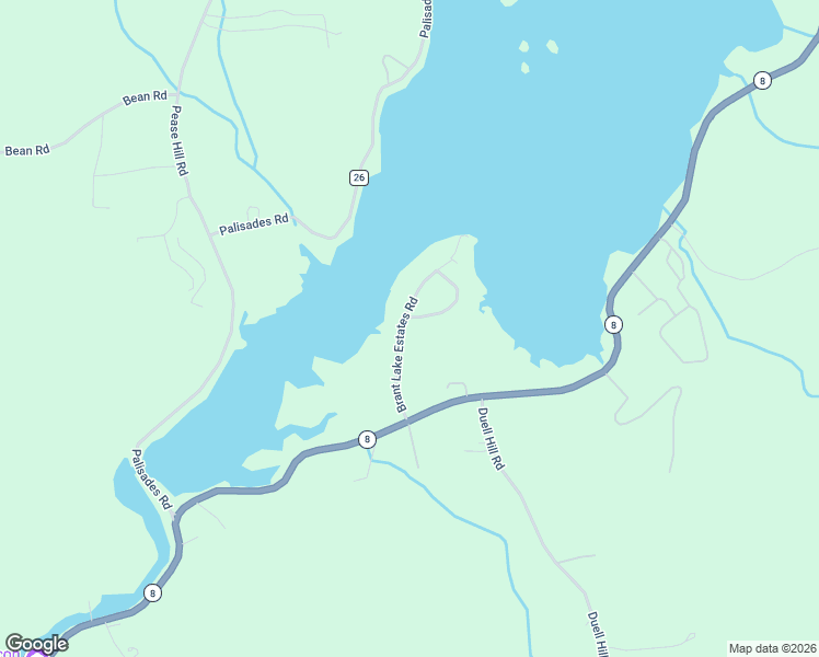 map of restaurants, bars, coffee shops, grocery stores, and more near 8 Brant Lake Estates Loop Road in Brant Lake