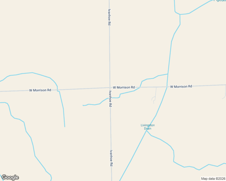 map of restaurants, bars, coffee shops, grocery stores, and more near 5009 Ivanhoe Road in Ubly