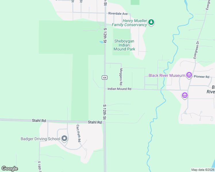 map of restaurants, bars, coffee shops, grocery stores, and more near 5617 South 12th Street in Sheboygan