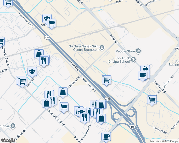 110 Glidden Road, Brampton ON Walk Score