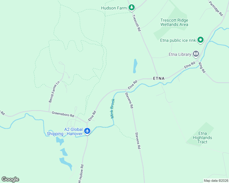 map of restaurants, bars, coffee shops, grocery stores, and more near 36 Etna Road in Hanover