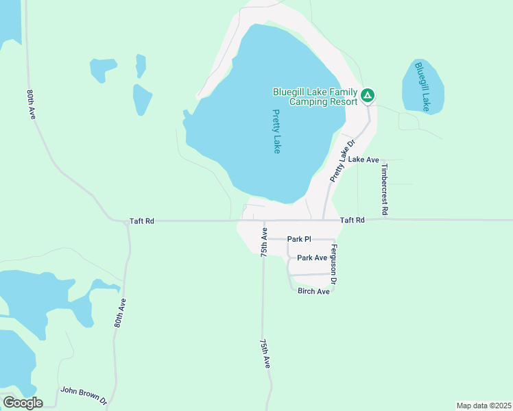 map of restaurants, bars, coffee shops, grocery stores, and more near 9705 Lake Drive in Mecosta