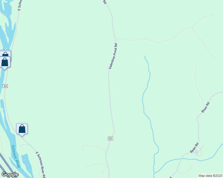 map of restaurants, bars, coffee shops, grocery stores, and more near 206 County Route 55 in Pottersville