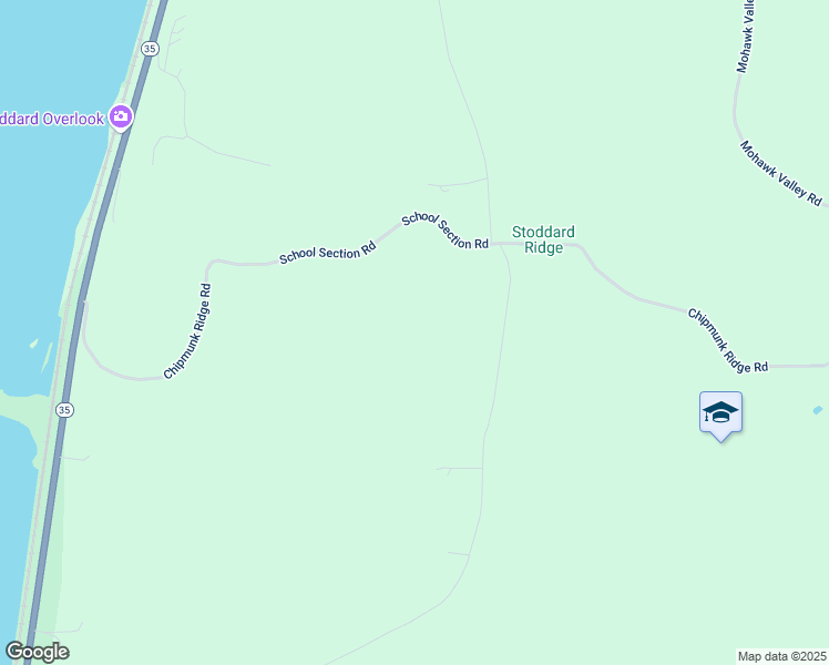 map of restaurants, bars, coffee shops, grocery stores, and more near N2855 Bluffview Lane in Stoddard