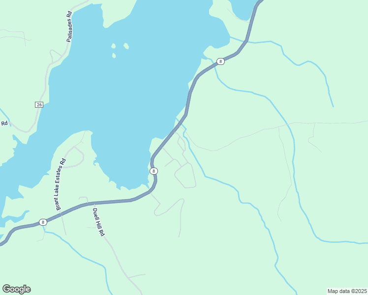 map of restaurants, bars, coffee shops, grocery stores, and more near 26 Butler Loop in Brant Lake