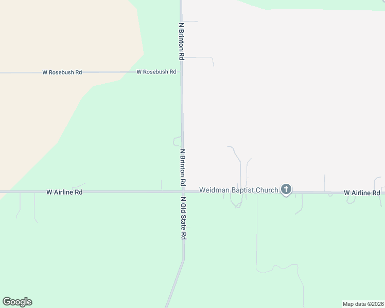 map of restaurants, bars, coffee shops, grocery stores, and more near 3700 North Brinton Road in Weidman