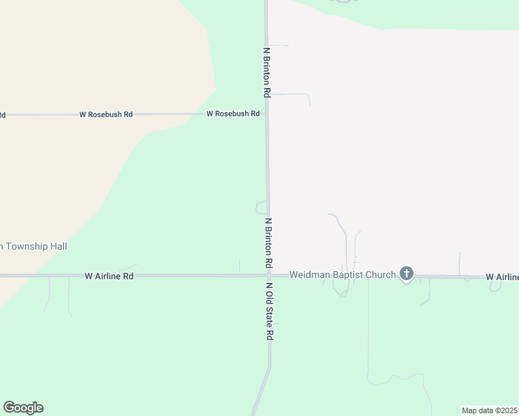 map of restaurants, bars, coffee shops, grocery stores, and more near 3759 North Brinton Road in Weidman