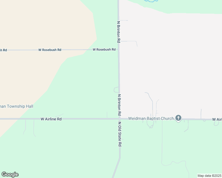 map of restaurants, bars, coffee shops, grocery stores, and more near 3759 North Brinton Road in Weidman
