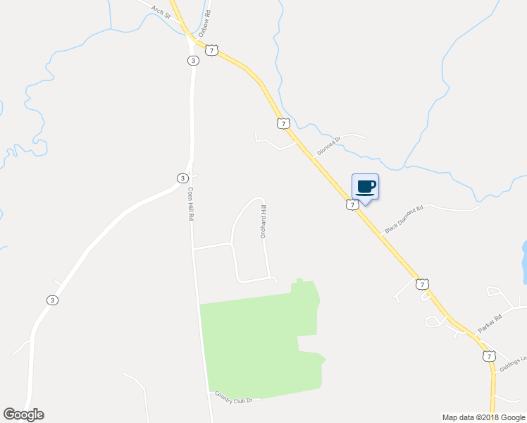 map of restaurants, bars, coffee shops, grocery stores, and more near 540 Orchard Hill in Pittsford