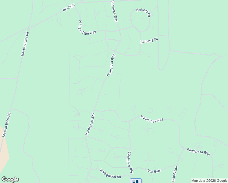 map of restaurants, bars, coffee shops, grocery stores, and more near 52129 Foxtail Road in La Pine